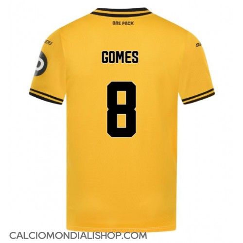 Maglie da calcio Wolves Joao Gomes #8 Prima Maglia 2024-25 Manica Corta